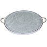 Forma de Pedra Sabão para pizza com alças de inox 37 cm - 1