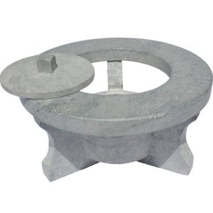 Rechaud Fogareiro De Pedra Sabão 20 Cm