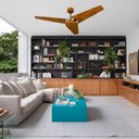 Ver imagem 4 de Ventilador de Teto Com Controle Remoto Natuvent Callis No Light 3 Pás Madeira Imbuia 220v