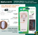 Ver imagem 3 de Ventilador de Teto Com Controle Remoto Natuvent Callis No Light 3 Pás Madeira Imbuia 220v