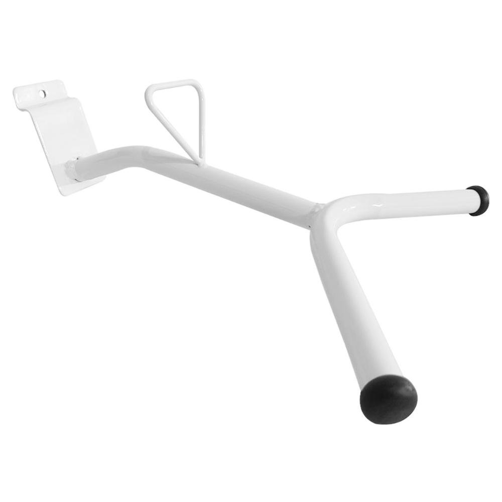 5 Expositor Suporte Porta Capacete para Parede Branco - 1