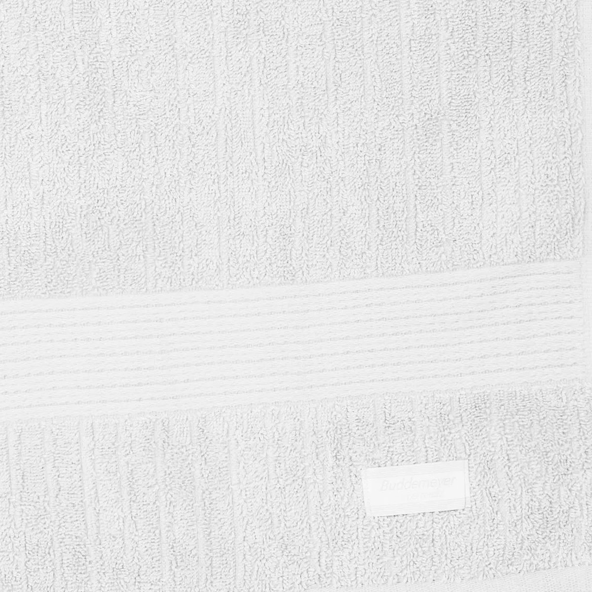 Toalha de Banho Fio Penteado Canelado - 70x140cm - Branco - Buddemeyer - 2