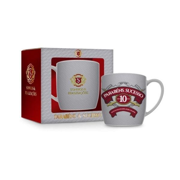 Caneca Aniversário Chivas Regal 360ml Brasfoot