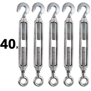 40 Esticador para Cabos de Aço 3/16 Polegadas (4,8mm)