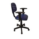 Ver imagem 2 de Cadeira Secretaria com Regulagem de Altura a Gás e Braço Regulagem Corano Azul