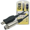 Cabo Microfone USB-A M para xlr Fêmea 3 Pinos 3 Metros - 1