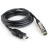 Cabo Microfone USB-A M para xlr Fêmea 3 Pinos 3 Metros - 2