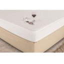 Ver imagem 4 de Protetor Impermeável Para Colchão Casal King com Elástico Em Toda Volta - Branco