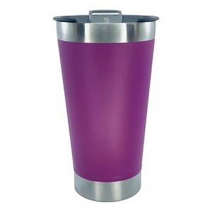 Copo Térmico de Cerveja (com Tampa)| 473ml:roxo