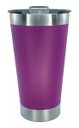 Ver imagem 1 de Copo Térmico de Cerveja (com Tampa)| 473ml:roxo