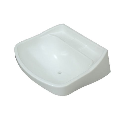 Lavatório Plástico Médio Branco Com Válvula