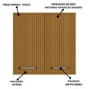 Ver imagem 7 de Armario Aereo 2 Portas 80 Cm Cria 12597 Freijo Ripado Pln