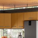 Ver imagem 3 de Armario Aereo 2 Portas 80 Cm Cria 12597 Freijo Ripado Pln