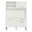 Ver mais imagens de Armário de Cozinha Compacta 120cm Branco Life Madesa