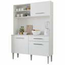 Ver imagem 3 de Armário de Cozinha Compacta 120cm Branco Life Madesa