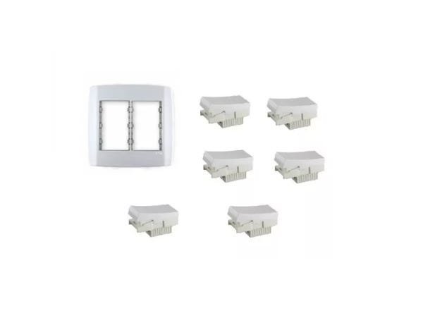 Kit Tomadas e Interruptores Diversos - 3