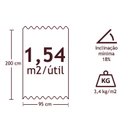 Ver imagem 3 de Telha Ecologica Classica Verde 3mm 2,00x0,95m Onduline