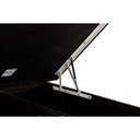 Ver imagem 3 de Cama Box Baú King Universal Suede Brown (186x198x35) - Ortobom