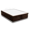 Cama Box Baú King Universal Suede Brown (186x198x35) - Ortobom - 2