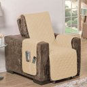 Ver imagem 2 de Protetor de Poltrona Impermeável Dupla Face Cáqui/Palha