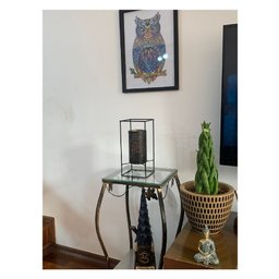 Lanterna Decorativo Premium com Luz Estrutura Metal Rústico Espressione Lanterna Decorativa, Lantern - 10