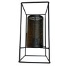 Lanterna Decorativo Premium com Luz Estrutura Metal Rústico Espressione Lanterna Decorativa, Lantern - 7