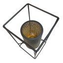 Ver imagem 5 de Lanterna Decorativo Premium com Luz Estrutura Metal Rústico Espressione Lanterna Decorativa, Lantern