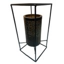 Ver imagem 4 de Lanterna Decorativo Premium com Luz Estrutura Metal Rústico Espressione Lanterna Decorativa, Lantern
