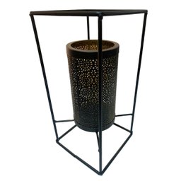 Lanterna Decorativo Premium com Luz Estrutura Metal Rústico Espressione Lanterna Decorativa, Lantern - 4