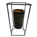 Ver imagem 2 de Lanterna Decorativo Premium com Luz Estrutura Metal Rústico Espressione Lanterna Decorativa, Lantern
