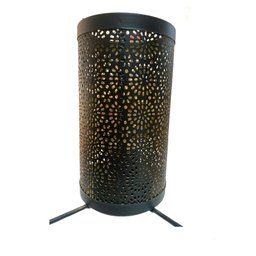 Lanterna Decorativo Premium com Luz Estrutura Metal Rústico Espressione Lanterna Decorativa, Lantern - 9
