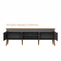 Rack para TV Até 75 Polegadas Kaia com 2 Portas com LED Babus - 4