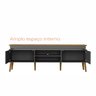 Rack para TV Até 75 Polegadas Kaia com 2 Portas com LED Babus - 4