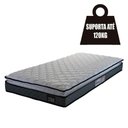 Ver imagem 2 de Cama Box Solteiro Colchão Espuma D33 Pillow Top Millenium 88X188X57Cm Cinza/Preto