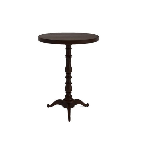 Mesa Bistrô Alta Veroninha com Tampo Alumínio Marrom 106cm
