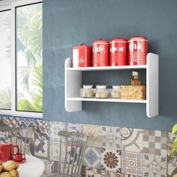 Kit Cozinha Prateleiras com Suportes Invisíveis Multivisão Br - 1