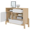 Ver imagem 5 de Buffet Aparador Nature - Naturale/ Branco/ Palha