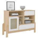 Ver imagem 6 de Buffet Aparador Nature - Naturale/ Branco/ Palha