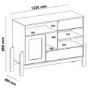 Ver imagem 2 de Buffet Aparador Nature - Naturale/ Branco/ Palha