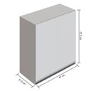 Ver imagem 5 de Armario 02 Portas com Puxador - Branco