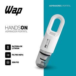 Aspirador de Pó Portátil Wap sem Fio Handson a Bateria - 3