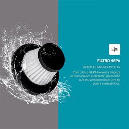 Aspirador de Pó Portátil Wap sem Fio Handson a Bateria - 6