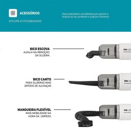 Aspirador de Pó Portátil Wap sem Fio Handson a Bateria - 7
