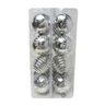 Conjunto de Bolas de Natal Prata 5cm 16 unidades - Av 09 - 4