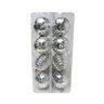 Conjunto de Bolas de Natal Prata 5cm 16 unidades - Av 09 - 1