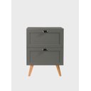 Ver imagem 1 de Gabinete para Banheiro com Tampo 60cm Retro Mdf Verde Milano - On Móveis