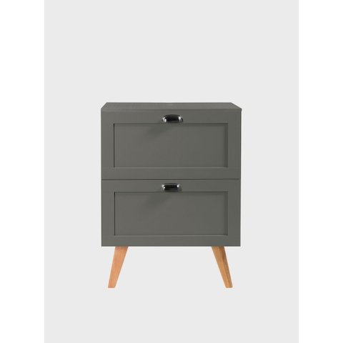 Gabinete para Banheiro com Tampo 60cm Retro Mdf Verde Milano - On Móveis