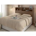 Ver imagem 1 de Cabeceira Casal Roma com Nichos 1,40 Conquista Cacau