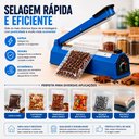 Ver imagem 3 de Seladora Manual Portátil 30cm 500W para Embalagens Plásticos 110V