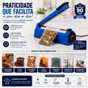 Ver imagem 5 de Seladora Manual Portátil 30cm 500W para Embalagens Plásticos 110V
